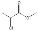 <strong>Give the structure of a compound that has a formula of C<sub>4</sub>H<sub>7</sub>ClO<sub>2</sub> and has a triplet (3H,1.1 ppm),quintet (2H,1.2 ppm),triplet (1H,4.4 ppm),and singlet (1H,11.6 ppm)in the <sup>1</sup>H NMR spectrum.</strong> A) B) C) D) E)