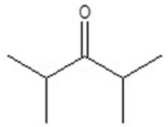 <strong>Give the structure of a compound that has a formula of C<sub>6</sub>H<sub>1</sub><sub>2</sub>O and has a triplet (3H,1.1 ppm),doublet (6H,1.2 ppm),quartet (2H,2.4 ppm),and septet (1H,2.7 ppm)in the <sup>1</sup>H NMR spectrum.</strong> A) B) C) D) E)