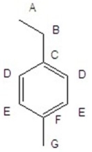 Predict the splitting pattern in the proton coupled <sup>13</sup>C NMR spectrum for the following compound.