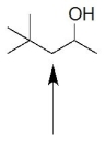 In the proton NMR spectrum,the indicated CH<sub>2</sub> group will show up as a