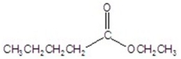 <strong>Give the name of the structure. </strong> A)ethyl butanoate B)butyl methyl ether C)ethyl pentanoate D)butyl ethanoate E)pentyl ethanoate