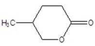 <strong>Give the name of the structure. </strong> A)4-methyl-2-oxacyclohexanone B)5-methyl-2-oxacyclohexanone C)3-methyl-2-oxacyclohexanone D)4-methyl-2-oxacyclopentanone E)3-methyl-2-oxacyclopentanone