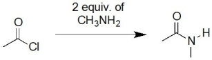 In the following reaction,why are 2 equivalents of the amine needed?  