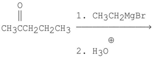<strong>Which of the following reactions can be used to prepare 3-methyl-3-hexanol? </strong> A) B) C) D)A and B E)A,B,and C