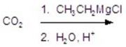 <strong>Identify the product for the reaction. </strong> A) B)CH<sub>3</sub>CH<sub>2</sub>CH<sub>2</sub>OH C) D)CH<sub>3</sub>CH<sub>2</sub>OH E)