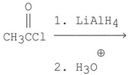<strong>Which of the following reactions is the best method for preparing acetaldehyde? </strong> A) B) C) D) E)