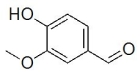 What functional groups are featured in Vanillin shown below?