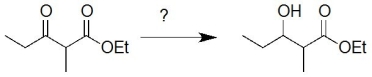 Predict the reagents for this reaction.  