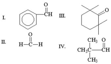 Which of the following compounds does not have an alpha hydrogen?