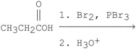 Which is the major organic product from the following reaction?