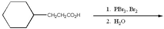 Provide the major organic product of the following.  <div style=padding-top: 35px> 