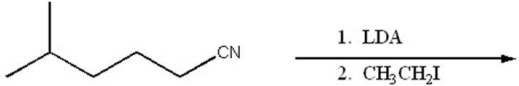 Provide the major organic product of the following.  