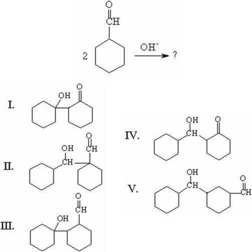What is the major organic product of the following aldol addition?