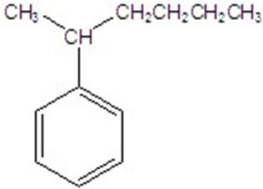 <strong>Name the following compound. </strong> A)sec-hexylbenzene B)3-phenylhexane C)2-phenylhexane D)tert-hexylbenzene E)isohexylbenzene