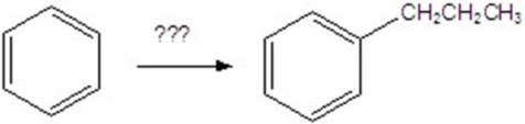 <strong>Identify the condition(s)that will not work for the following reaction.You may choose more than one answer. </strong> A) B) C) D)CH<sub>3</sub>CH<sub>2</sub>CH<sub>2</sub>Cl + AlCl<sub>3</sub> E)CH<sub>3</sub>CH<sub>2</sub>CH<sub>2</sub>OH,H<sub>2</sub>SO<sub>4</sub>