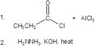 <strong>Identify the condition(s)that will not work for the following reaction.You may choose more than one answer. </strong> A) B) C) D)CH<sub>3</sub>CH<sub>2</sub>CH<sub>2</sub>Cl + AlCl<sub>3</sub> E)CH<sub>3</sub>CH<sub>2</sub>CH<sub>2</sub>OH,H<sub>2</sub>SO<sub>4</sub>