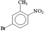 <strong>What is the name of the following compound? </strong> A)o-nitro-m-bromotoluene B)3-bromo-6-nitrotoluene C)m-bromo-o-nitrotoluene D)5-bromo-2-nitrotoluene E)2-nitro-5-bromotoluene