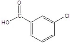 <strong>Name the following structure. </strong> A)2-chlorobenzoic acid B)3-chlorobenzoic acid C)2-chlorobenzaldehyde D)3-chlorobenzaldehyde E)3-chloroacetophenone