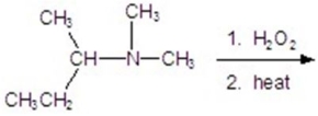 Give all organic products for the following reaction.Label the major and minor products.