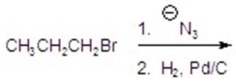 <strong>Give the major product for the following reaction. </strong> A)CH<sub>3</sub>CH<sub>2</sub>NH<sub>2</sub> B)CH<sub>3</sub>CH<sub>2</sub>CH<sub>2</sub>NH<sub>2</sub> C)CH<sub>3</sub>CH<sub>2</sub>CH<sub>2</sub>NHNH<sub>2</sub> D)CH<sub>3</sub>CH<sub>2</sub>CH<sub>2</sub>N NH E)CH<sub>3</sub>CH<sub>2</sub>CH<sub>2</sub>CH<sub>2</sub>NH<sub>2</sub>