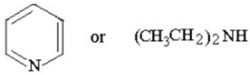 Circle the stronger base in the pair below,and briefly explain your choice.