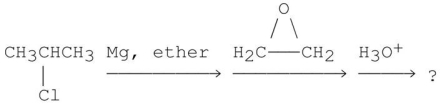 What is the major product of the reaction sequence shown?  