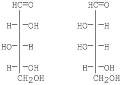 At which carbon are the following sugars epimers of each other?