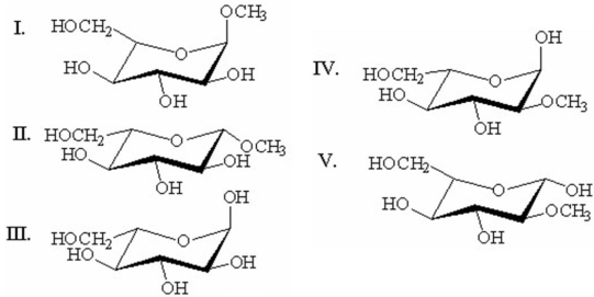 Which of the following is methyl-α-D-glucopyranoside?  