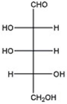 Given the structure of D-arabinose below,provide the structure of the glycoside methyl α-D-arabinofuranoside.