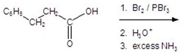 Give the product for the following reaction.