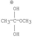 <strong>Which of the following is an intermediate in the mechanism of hydrolysis of the ester shown below?  </strong> A)   B)   C)   D)   E)all of the above <div style=padding-top: 35px> 