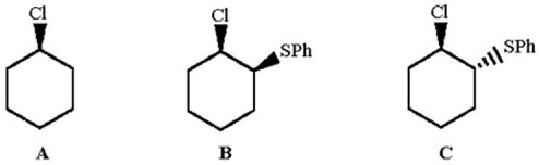 Rank the following alkyl chlorides in increasing order of reactivity in aqueous ethanol,and explain why one of the compounds is 70,000 times more reactive than the other two.