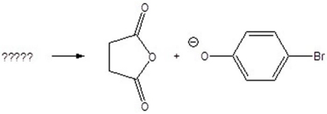 Give the starting materials for the following products.  