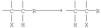 <strong>Which of the following best represents the chemical reaction catalyzed by B<sub>12</sub>-dependent enzymes?</strong> A) B) C) D) E)