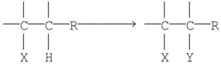 <strong>Which of the following best represents the chemical reaction catalyzed by B<sub>12</sub>-dependent enzymes?</strong> A) B) C) D) E)