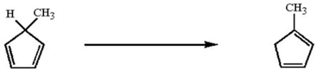 Through what type of single pericyclic reaction did the reaction shown below proceed?