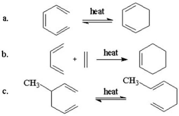 Show the mechanism for each of the following pericyclic reactions.  