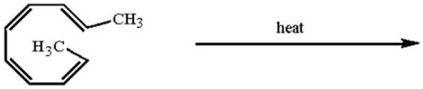 Which of the following statements about the product of the electrocyclic ring closure below is correct?