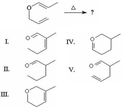 What is the major product of the following [3,3] sigmatropic rearrangement?  