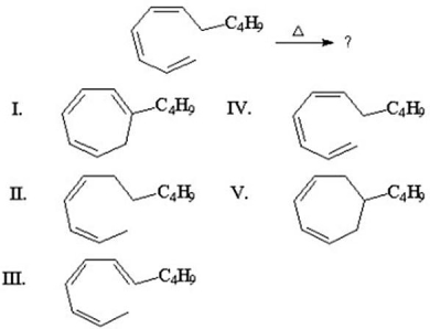 What is the product of the following 1,7-hydrogen shift?  