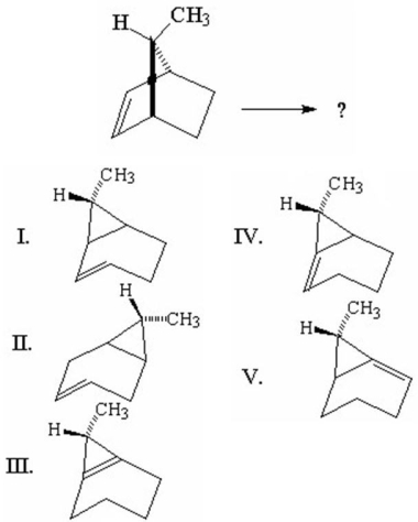 What is the product from the following 1,3-carbon shift reaction?