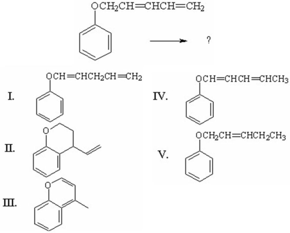 What is the product obtained from the following [1,5] sigmatropic rearrangement?  
