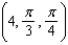 <strong>Convert from rectangular coordinates to spherical coordinates.</strong> A) e. b. f. c. g. d. h.