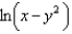 <strong>Find the domain of the function f(x, y) = .</strong> A)All points on or to the left of e.All points on or to the left of x = 0 B)All points on or to the right of f.All points on or to the right of x = 0 C)All points to the left of g.All points to the left of x = 0 D)All points to the right of h.All points in the xy-plane