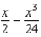 Which of the following is the degree 3 Taylor polynomial centered at for ? 1) 2) 3) a.None E)1, 2 B)1 F)1, 3 C)2 G)2, 3 D)3 H)1, 2, 3