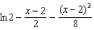 Which of the following is the degree 2 Taylor polynomial centered at for ? 1) 2) 3) a.None E)1, 2 B)1 F)1, 3 C)2 G)2, 3 D)3 H)1, 2, 3