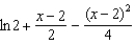Which of the following is the degree 2 Taylor polynomial centered at for ? 1) 2) 3) a.None E)1, 2 B)1 F)1, 3 C)2 G)2, 3 D)3 H)1, 2, 3