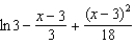 Which of the following is the degree 2 Taylor polynomial centered at for ? 1) 2) 3) a.None E)1, 2 B)1 F)1, 3 C)2 G)2, 3 D)3 H)1, 2, 3