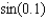 Find an approximation for accurate to 6 decimal places.(Note: sin's argument is measured in radians.)
