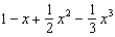 <strong>Find the terms in the Maclaurin series for the function , as far as the term in .</strong> A) e. b. f. c. g. d. h.